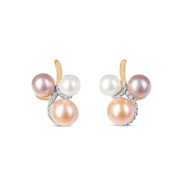 Zoya Pearl and Diamond Earrings