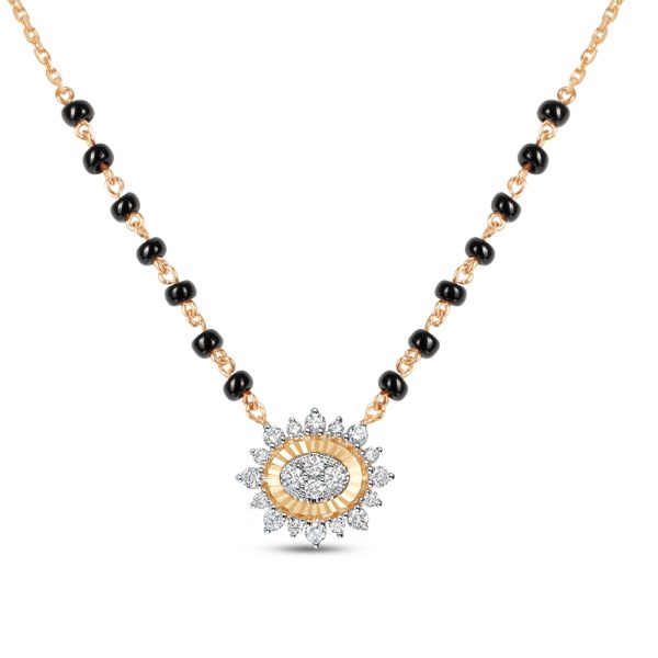 Luminous Diamond Oval Mangalsutra