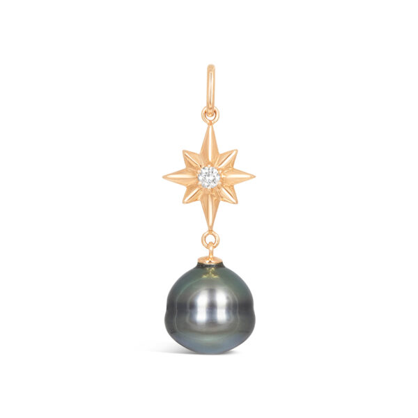 Guiding Star with Tahitian Pearl Pendant