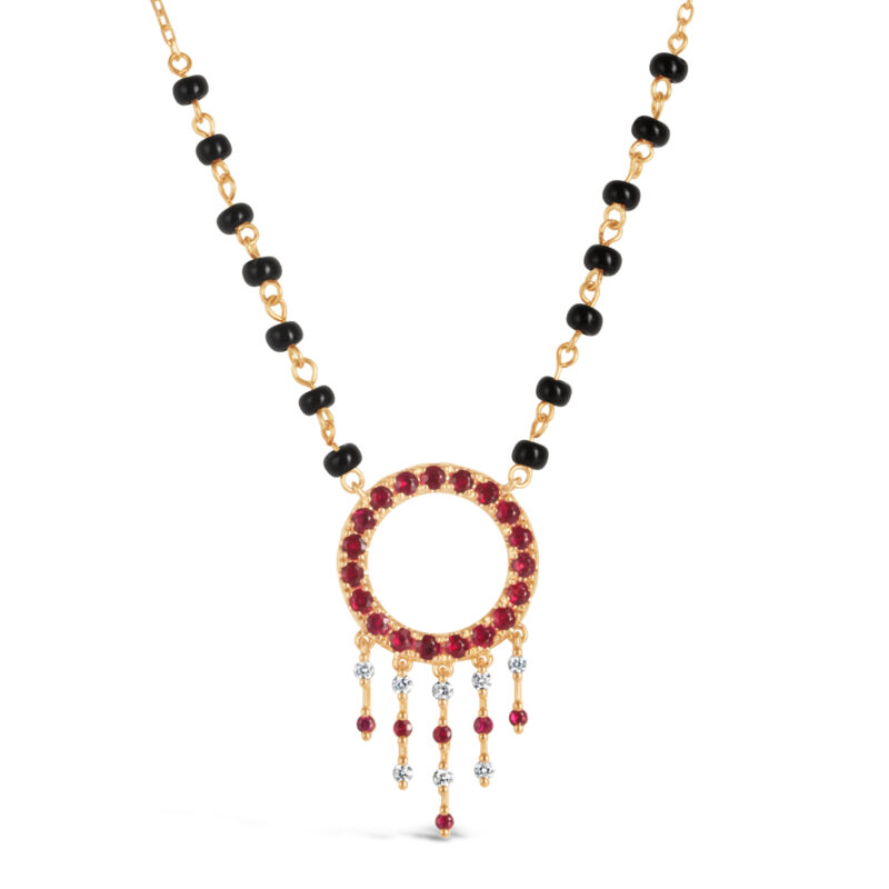 Mohini Ruby & Diamond Mangalsutra