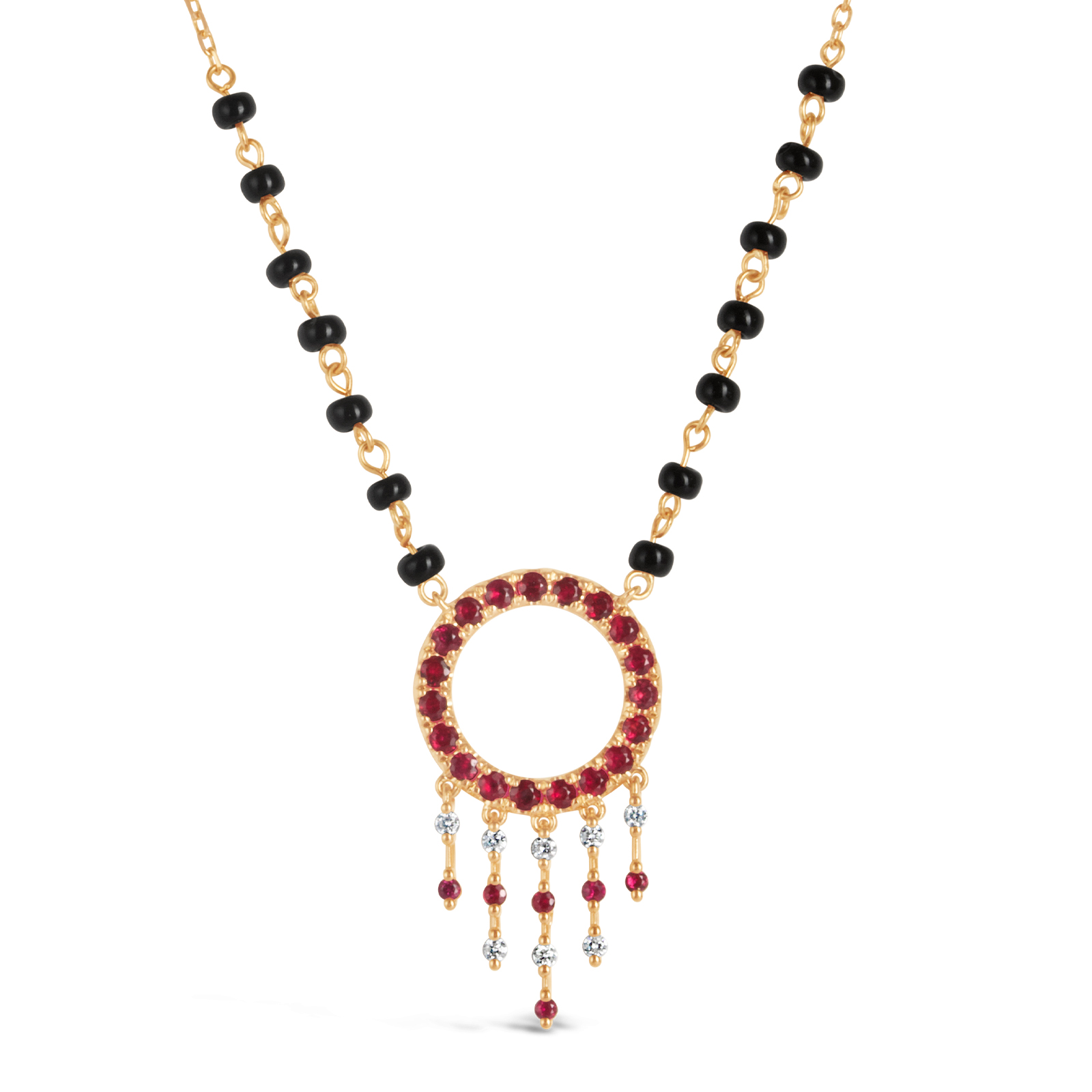 Mohini Ruby & Diamond Mangalsutra