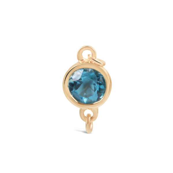 Mini Birthstone / Blue Topaz (December)
