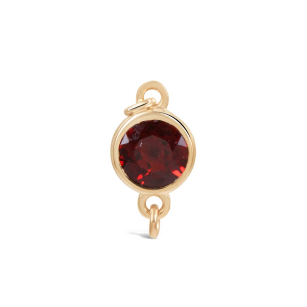 Mini Birthstone - Garnet (January)