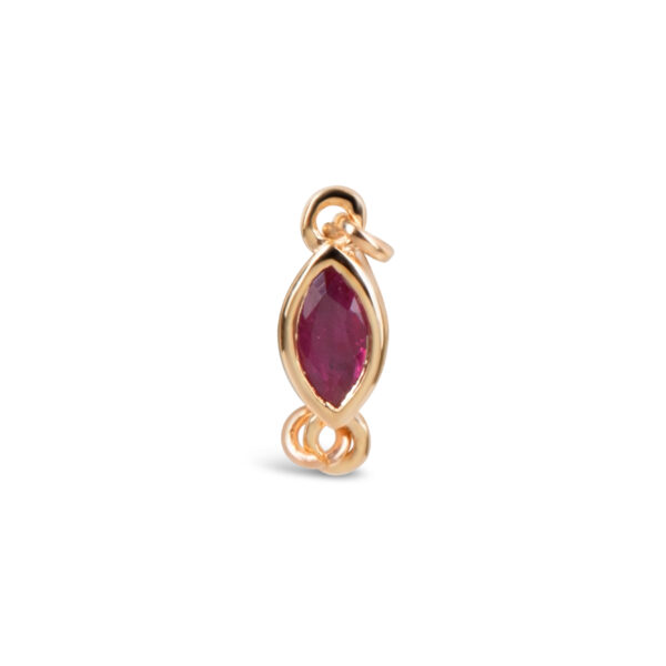 Mini Birthstone - Ruby (July)