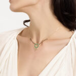 Mohini Emerald & Diamond Mangalsutra