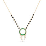 Mohini Emerald & Diamond Mangalsutra