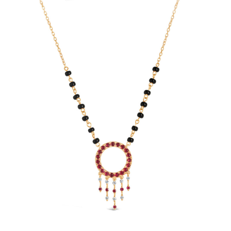Mohini Ruby & Diamond Mangalsutra