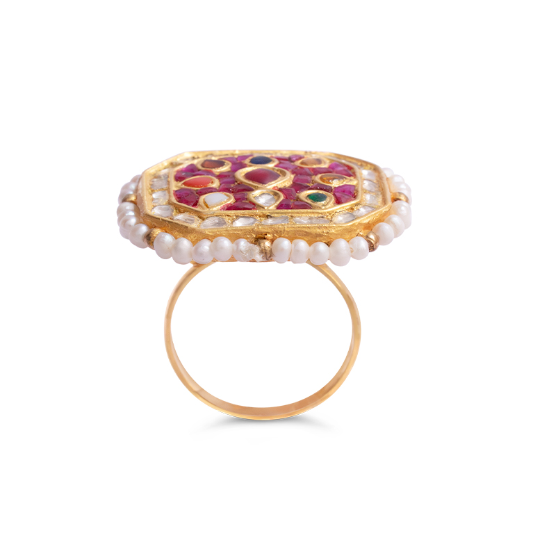 Navratna Polki Ring