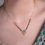 Sanu Jharana Mangalsutra (Emerald)
