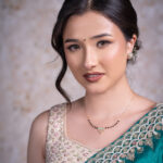 Sanu Jharana Mangalsutra (Emerald)
