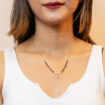 Sanu Jharana Mangalsutra (Full Diamond)