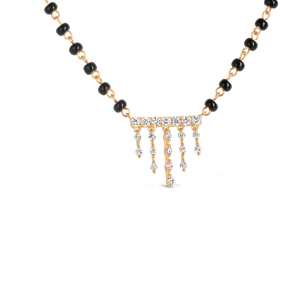 Sanu Jharana Mangalsutra (Full Diamond)