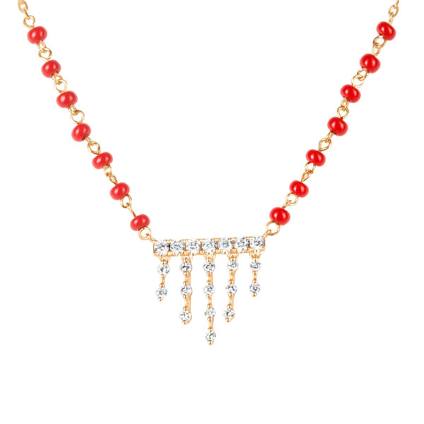 Sanu Jharana Mangalsutra (Full Diamond)