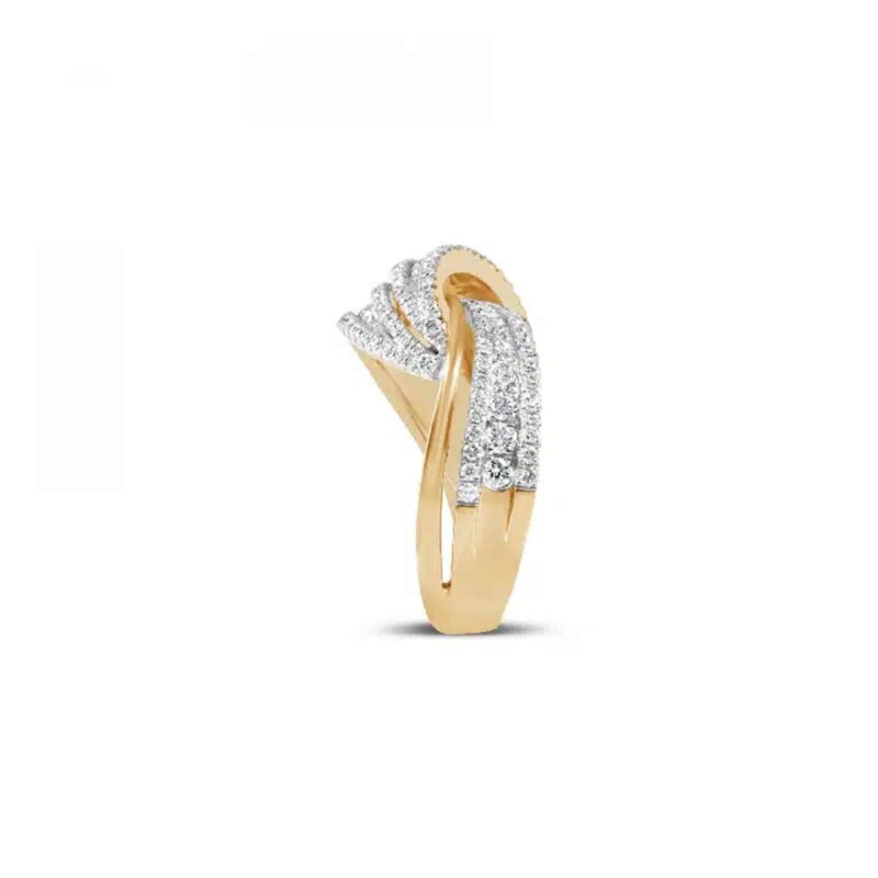 Wave Diamond Ring