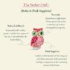 The Seeker Owl Pendant (Ruby & Pink Sapphire)