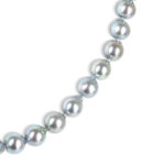 Akoya Silver Grey Pearl Necklace