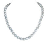 Akoya Silver Grey Pearl Necklace