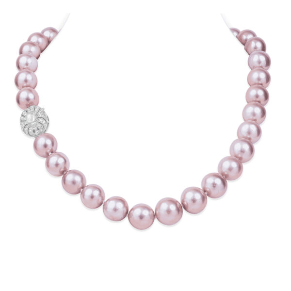 Anna Edison Pearl Necklace/ Moonstone
