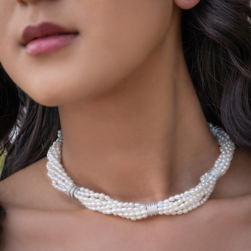 Emilia 5 Gedi Pearl Necklace