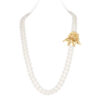 Mountan Beauty Gold Laligurans Double Strands Oval Pearl Necklace