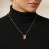 The Seeker Owl Pendant (Ruby & Pink Sapphire)