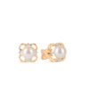 Ava Pearl and Diamond Earrings