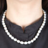 Diana Oval Pearl Necklace