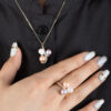 Zoya Pearl and Diamond Pendant